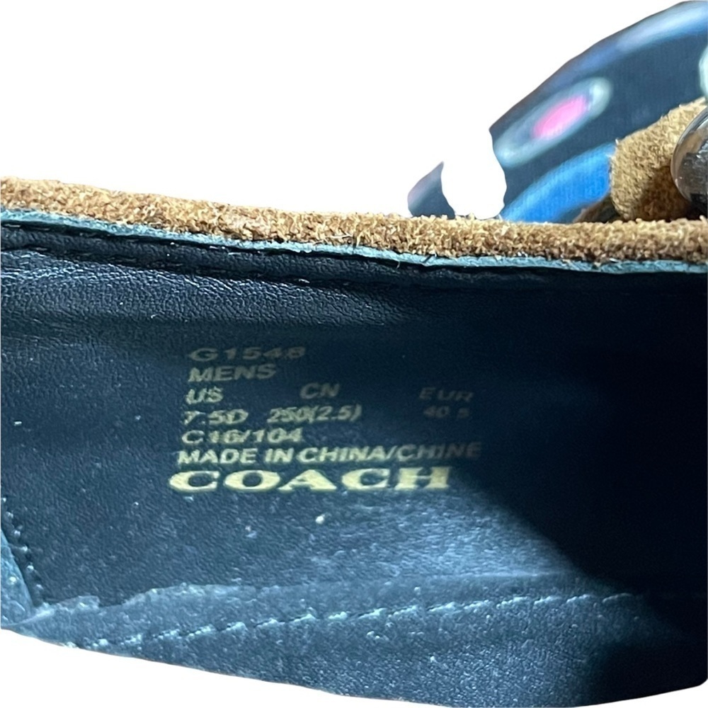 Coach Men Suede Shoes Size 7.5 - Picture 8 of 8